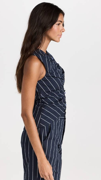 Rosie Assoulin-buttoned up vest size-12