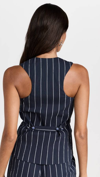 Rosie Assoulin-buttoned up vest size-12