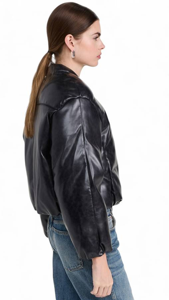 APPARIS-Gigi Padded Cropped Bomber Jacket size-Xs