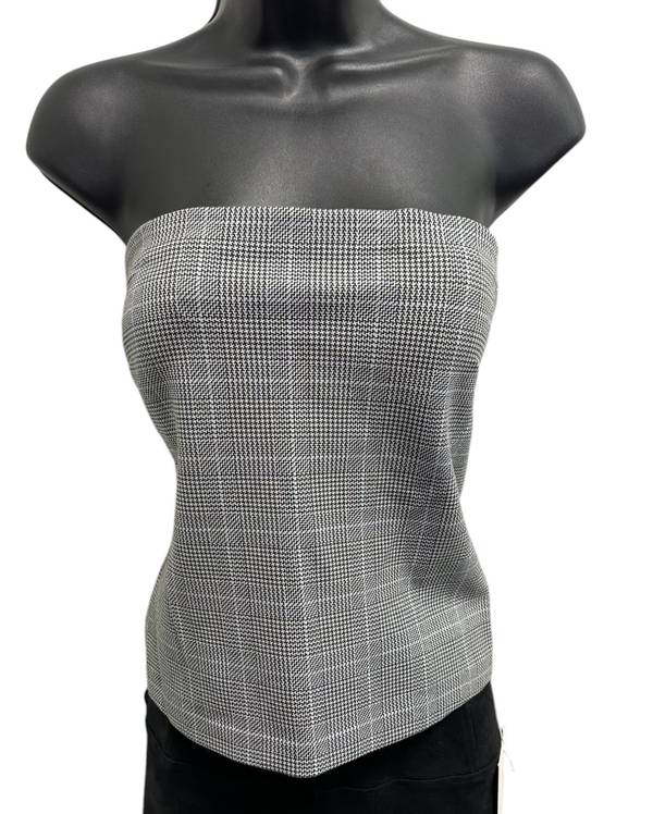 Rosetta Getty-Houndstooth Top size-
