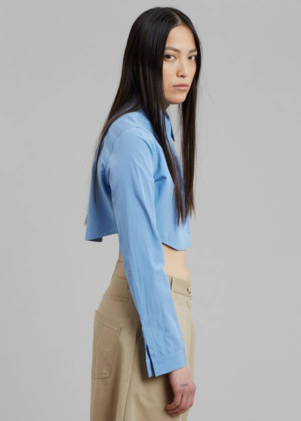 The Frankie Shop-EIKO CROPPED SHIRT Size-XL
