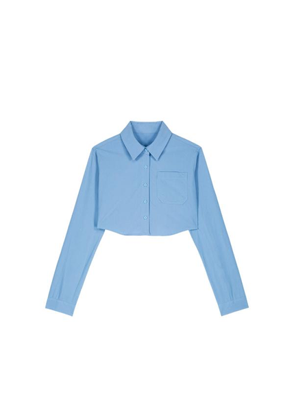 The Frankie Shop-EIKO CROPPED SHIRT Size-XL