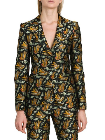 ETRO-BIRD JACQUARD JACKET Sz-46