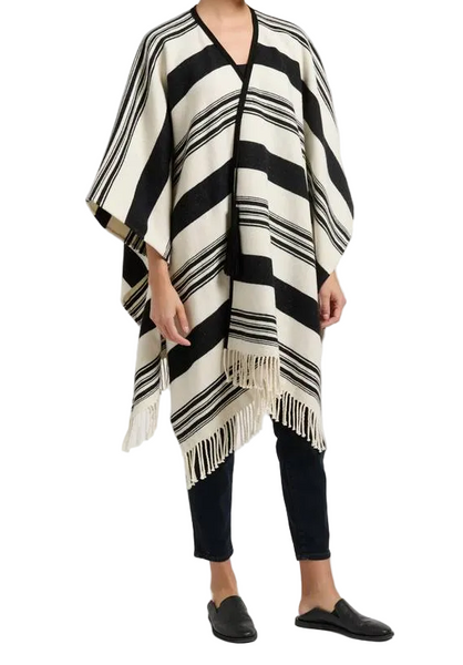 ETRO-Jacquard Mantella Cape Sz-os