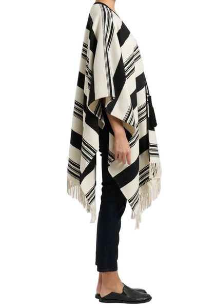 ETRO-Jacquard Mantella Cape Sz-os
