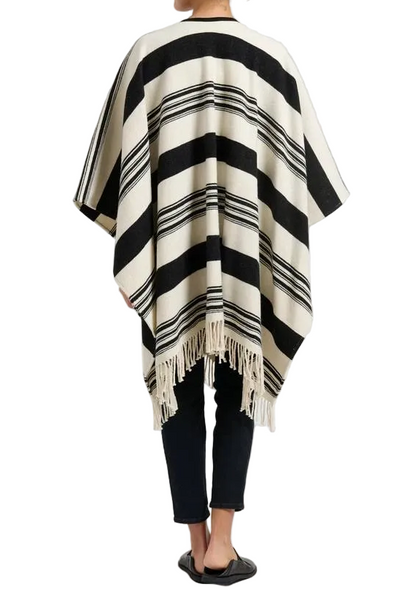 ETRO-Jacquard Mantella Cape Sz-os