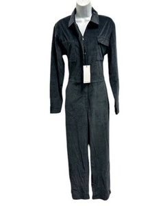 Rivet Utility-Women's Big Wig Corduroy Long Sleeve Jumpsuit