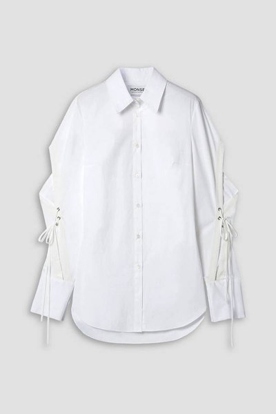 Monse-Long Sleeve Blouse With Open Arms And Back With Ties Sz-12