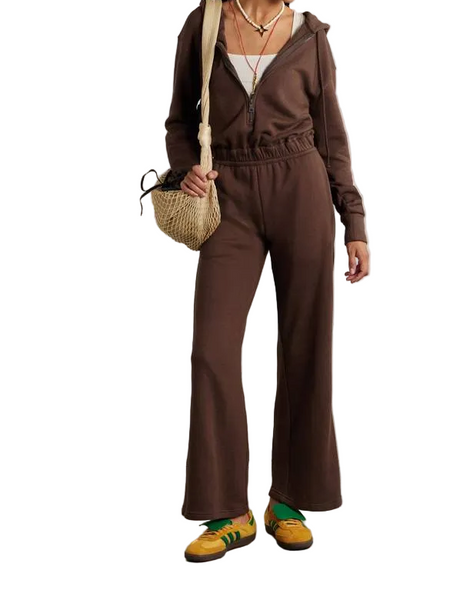 Rivet Utility-Worker Corduroy Short Sleeve Jumpsuit Sz-L