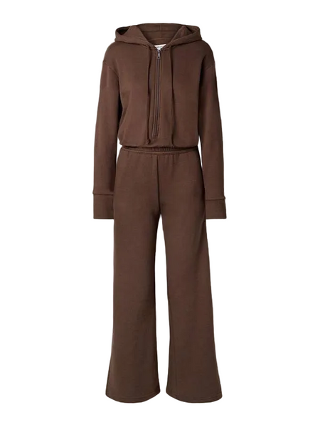 Rivet Utility-Worker Corduroy Short Sleeve Jumpsuit Sz-L