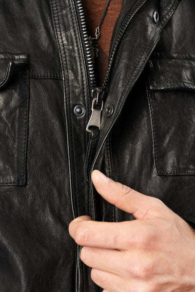 Empresa-Giubb Pelle Jacket Sz-48