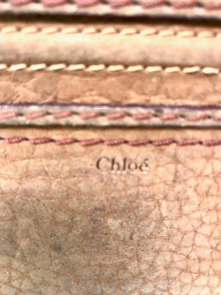 Chloe Brown Marcie Nubuck Long Zip Around Wallet