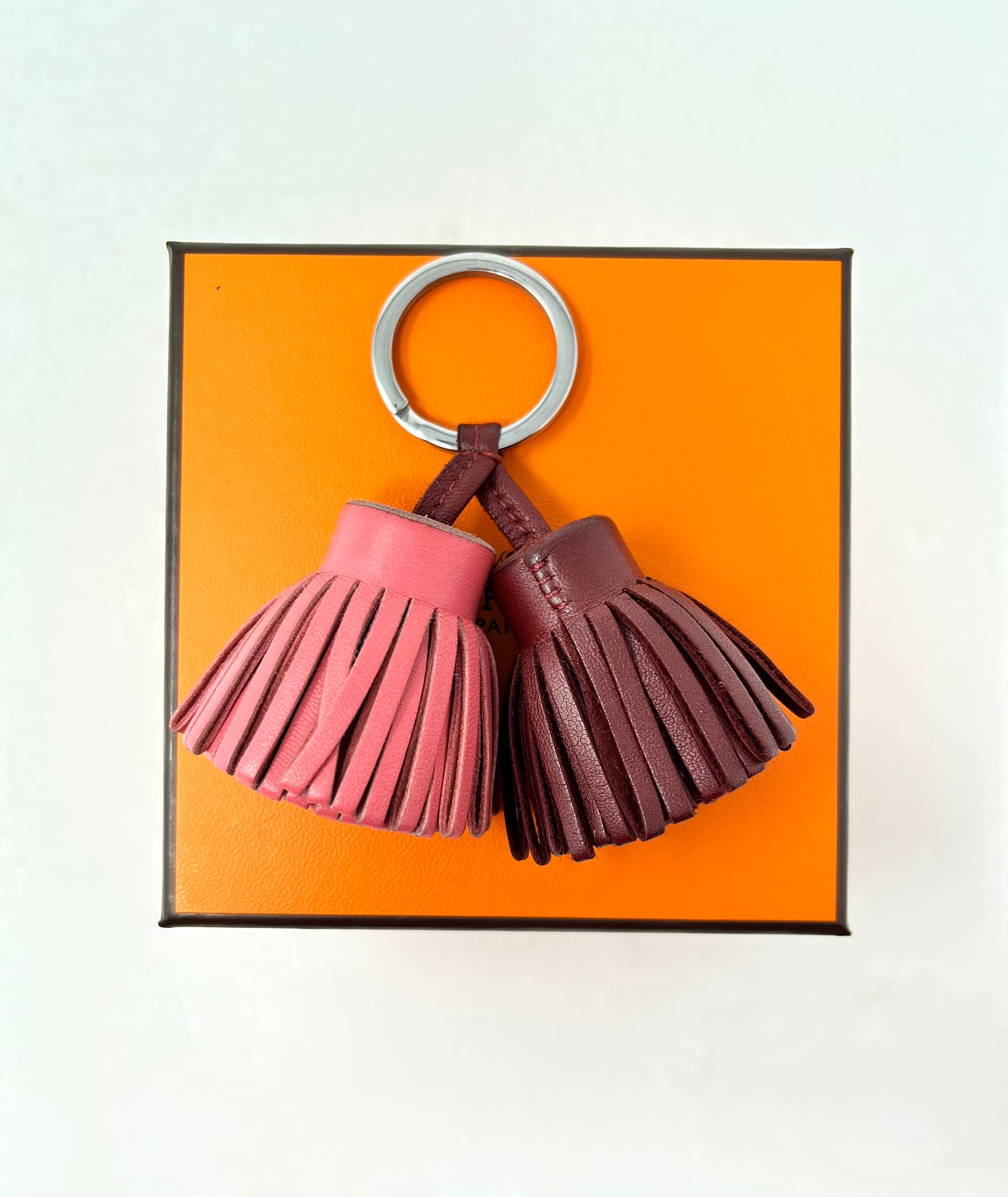 Hermes 2025 tassel keychain